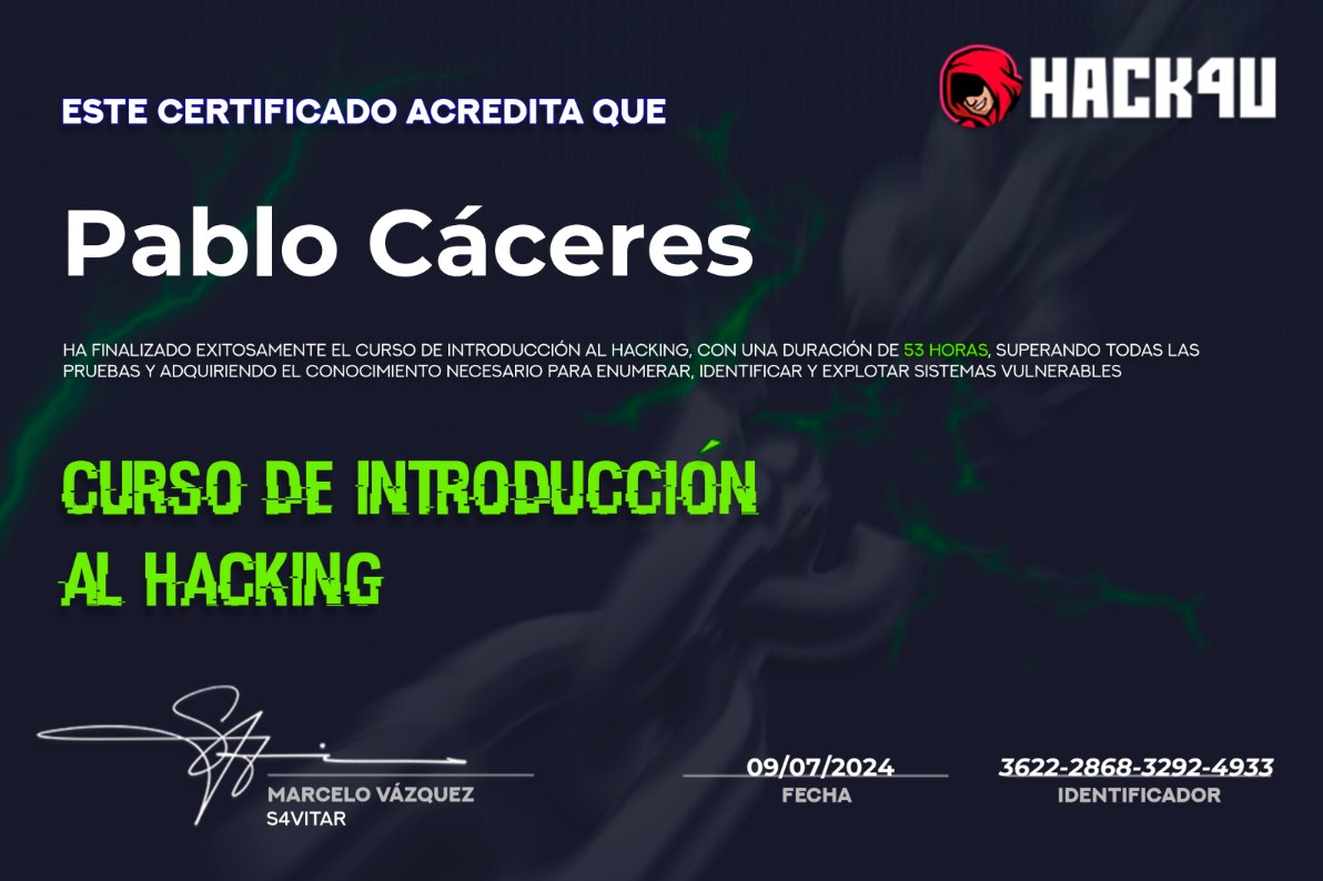 Hack4U Introducción al Hacking